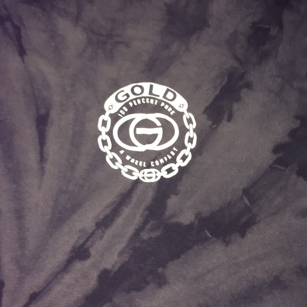 Gold Skateboarding T-Shirt